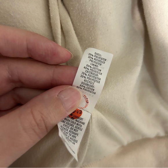 OFFLINE Aerie Cropped Sherpa‎ Zip Up Hooded Jacket, L - Picture 8 of 8